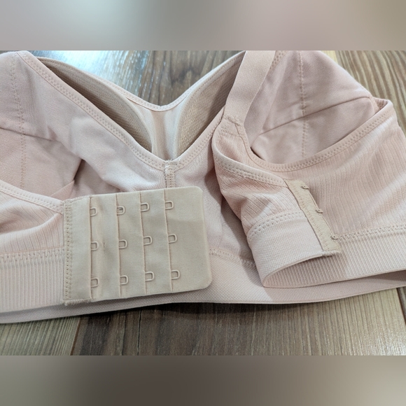 Momcozy Padded Nursing Pumping Bra Large Blush Pink Adjustable Breastfeeding NWT - Picture 5 of 7